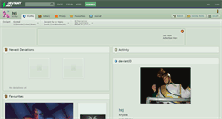 Desktop Screenshot of htj.deviantart.com