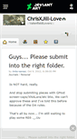 Mobile Screenshot of chrisxjill-love.deviantart.com