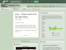 Tablet Screenshot of chrisxjill-love.deviantart.com