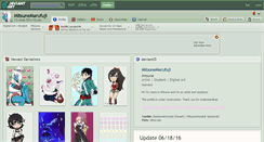 Desktop Screenshot of mitsunemarufuji.deviantart.com