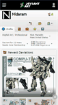 Mobile Screenshot of nidaram.deviantart.com