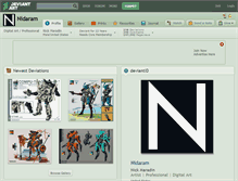 Tablet Screenshot of nidaram.deviantart.com