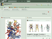 Tablet Screenshot of nightshade475.deviantart.com