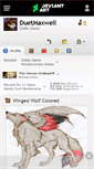 Mobile Screenshot of duetmaxwell.deviantart.com