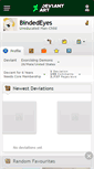 Mobile Screenshot of bindedeyes.deviantart.com