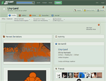 Tablet Screenshot of livy-land.deviantart.com