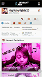 Mobile Screenshot of nightskylights23.deviantart.com