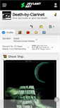 Mobile Screenshot of death-by-clarinet.deviantart.com