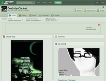 Tablet Screenshot of death-by-clarinet.deviantart.com
