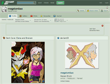 Tablet Screenshot of megatombax.deviantart.com