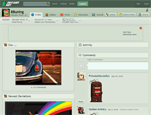 Tablet Screenshot of bbuning.deviantart.com