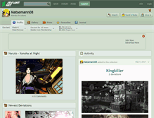 Tablet Screenshot of matsemann08.deviantart.com