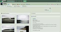 Desktop Screenshot of malore.deviantart.com