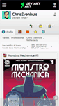 Mobile Screenshot of chrisevenhuis.deviantart.com