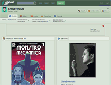 Tablet Screenshot of chrisevenhuis.deviantart.com