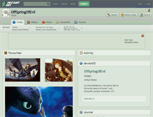 Tablet Screenshot of offspringofevil.deviantart.com