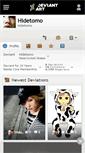 Mobile Screenshot of hidetomo.deviantart.com
