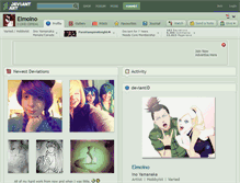 Tablet Screenshot of elmoino.deviantart.com