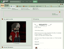 Tablet Screenshot of nirash.deviantart.com