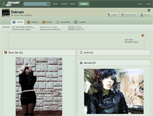 Tablet Screenshot of dutruex.deviantart.com