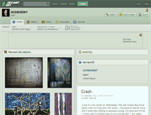 Tablet Screenshot of oceanstarr.deviantart.com