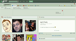 Desktop Screenshot of lemuria13.deviantart.com