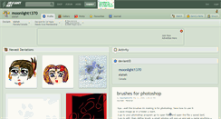 Desktop Screenshot of moonlight1370.deviantart.com
