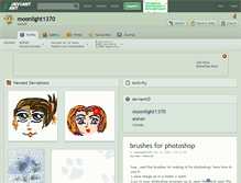 Tablet Screenshot of moonlight1370.deviantart.com