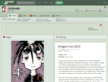 Tablet Screenshot of chridoodle.deviantart.com