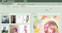 Desktop Screenshot of chrisu-der-drache.deviantart.com