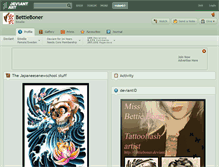 Tablet Screenshot of bettieboner.deviantart.com