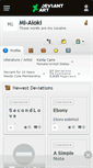 Mobile Screenshot of mi-aioki.deviantart.com