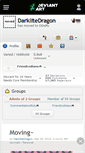 Mobile Screenshot of darklitedragon.deviantart.com