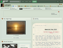 Tablet Screenshot of cyborg44.deviantart.com