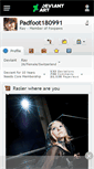 Mobile Screenshot of padfoot180991.deviantart.com