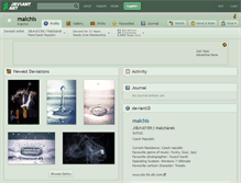 Tablet Screenshot of malchis.deviantart.com