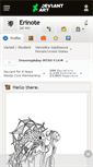 Mobile Screenshot of erinote.deviantart.com