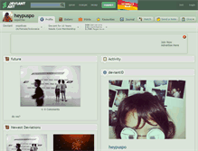 Tablet Screenshot of heypuspo.deviantart.com