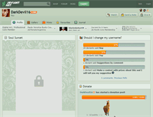 Tablet Screenshot of darkdevil16.deviantart.com