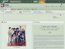 Tablet Screenshot of hiritai.deviantart.com