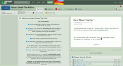 Desktop Screenshot of here-comes-the-rain.deviantart.com