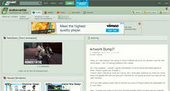 Desktop Screenshot of andrewartist.deviantart.com