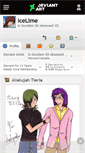 Mobile Screenshot of icelime.deviantart.com