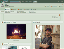Tablet Screenshot of kukow.deviantart.com