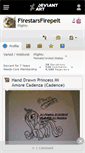 Mobile Screenshot of firestarsfirepelt.deviantart.com