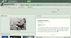 Desktop Screenshot of cassandra-of-doom.deviantart.com
