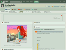 Tablet Screenshot of nekosasukegirl.deviantart.com