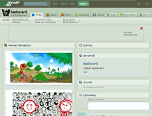 Tablet Screenshot of bashavard.deviantart.com