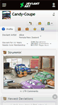 Mobile Screenshot of candy-coupe.deviantart.com