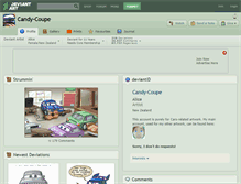 Tablet Screenshot of candy-coupe.deviantart.com